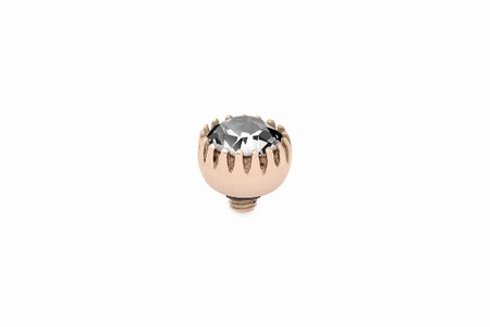 Qudo Rose Gold Topper London 8mm - Crystal